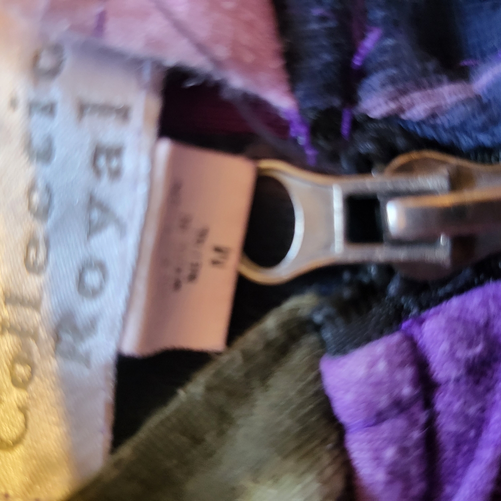 Patchwork Hooded Jacket with Zipper - image 5